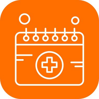  Vektör Takvim Simgesi, vektör illüstrasyonu  