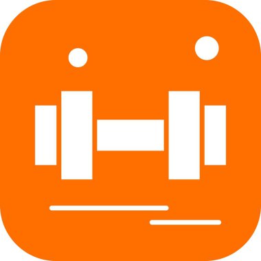 Vektör Barbell Ico, vektör illüstrasyonu