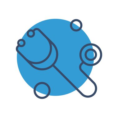 Vektör steteskobu Ico, vektör illüstrasyonu