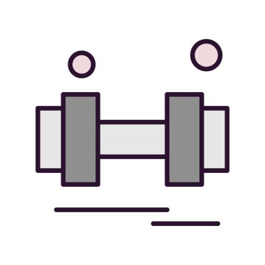 Vektör Barbell Ico, vektör illüstrasyonu