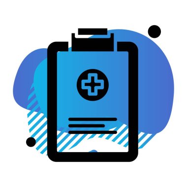 Belgenin vektör illüstrasyonu, basit simge tasarımı