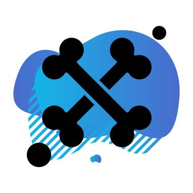 Vektör Bone Ico, vektör illüstrasyonu