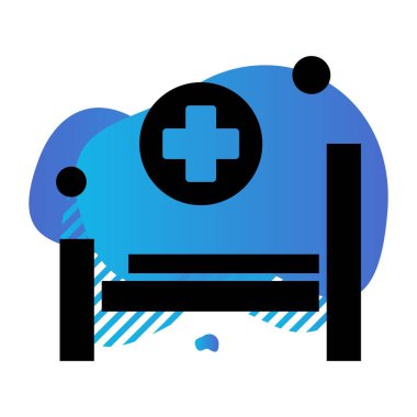  Vektör Yatağı Ico, vektör illüstrasyonu