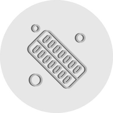  Vektör tableti Ico, vektör illüstrasyonu