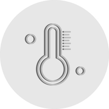 Vektör sıcaklığı Ico, vektör illüstrasyonu