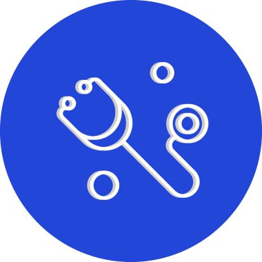 Vektör steteskobu Ico, vektör illüstrasyonu