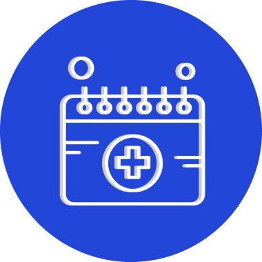  Vektör Takvim Simgesi, vektör illüstrasyonu  