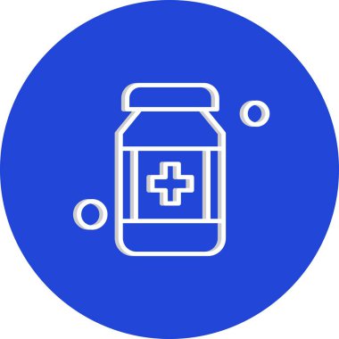 Vektör Şişesi Ico, vektör illüstrasyonu