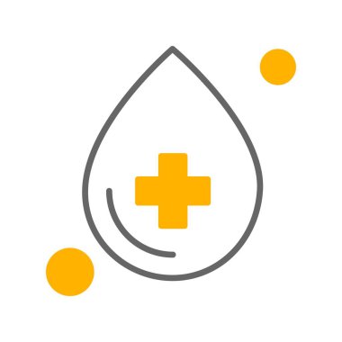 Contour damla vektör illüstrasyonu