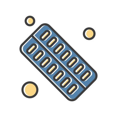  Vektör tableti Ico, vektör illüstrasyonu