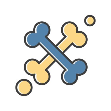 Vektör Bone Ico, vektör illüstrasyonu