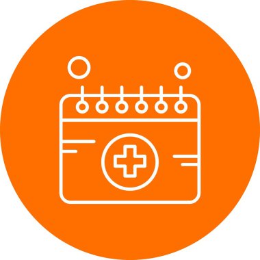  Vektör Takvim Simgesi, vektör illüstrasyonu 