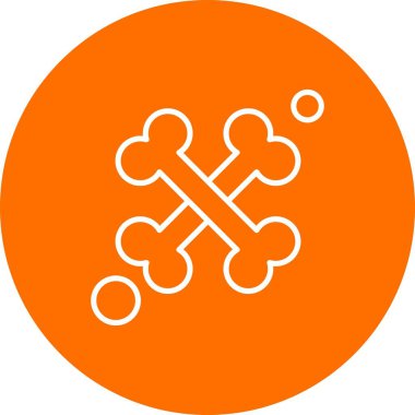 Vektör Bone Ico, vektör illüstrasyonu