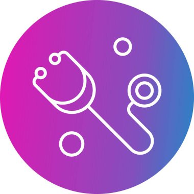 Vektör steteskobu Ico, vektör illüstrasyonu