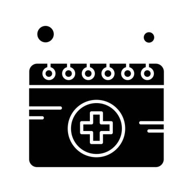  Vektör Takvim Simgesi, vektör illüstrasyonu  