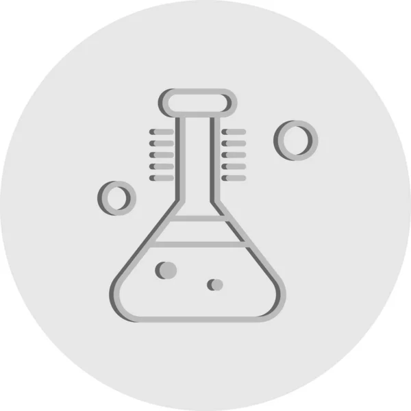 Ícone Tubo Ensaio Ilustração Vetorial —  Vetores de Stock