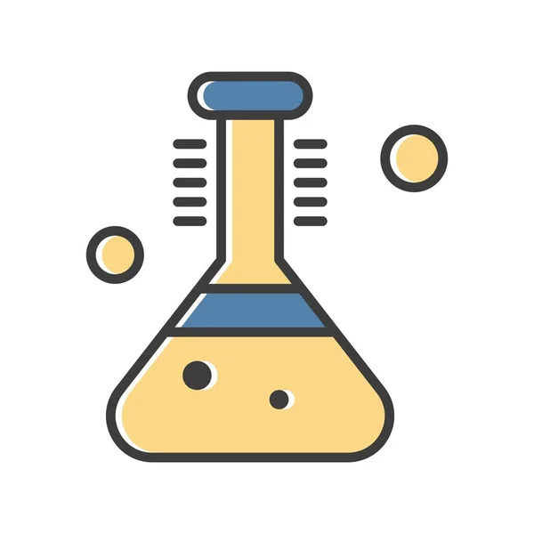 Ícone Tubo Ensaio Ilustração Vetorial —  Vetores de Stock