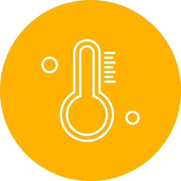 Temperatura Vetorial Ico Ilustração Vetorial — Vetor de Stock