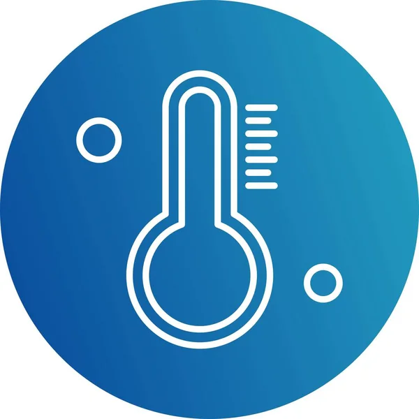 Temperatura Vetorial Ico Ilustração Vetorial — Vetor de Stock