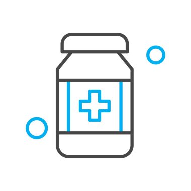 Vektör Şişesi Ico, vektör illüstrasyonu