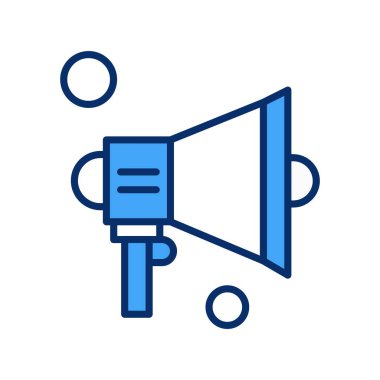  Vektör konuşmacı Simgesi, vektör illüstrasyonu  