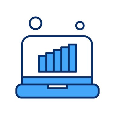  dizüstü bilgisayar simgesi, vektör illüstrasyonu 