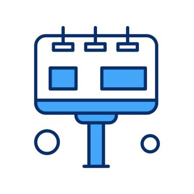 Sunum Simgesi Vektör illüstrasyonu
