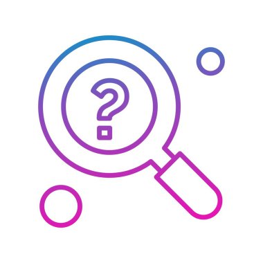 araştırma simgesi, vektör illüstrasyonu