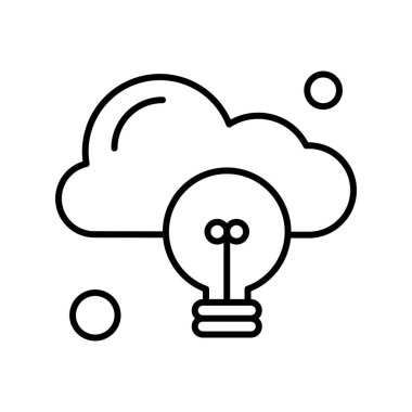 Vektör Ampul Simgesi, vektör illüstrasyonu  