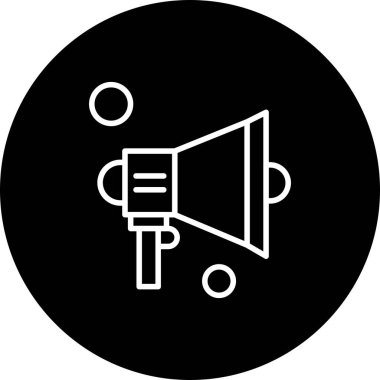  Vektör konuşmacı Simgesi, vektör illüstrasyonu  