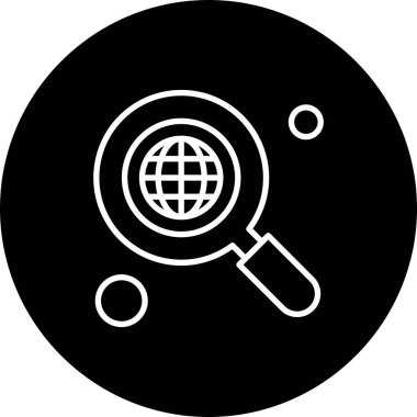 araştırma simgesi, vektör illüstrasyonu