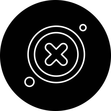 çapraz simgenin vektör illüstrasyonu