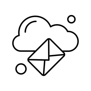 Vektör iletisi web simgesi 