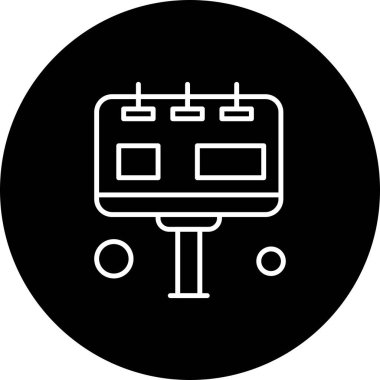 Sunum Simgesi Vektör illüstrasyonu