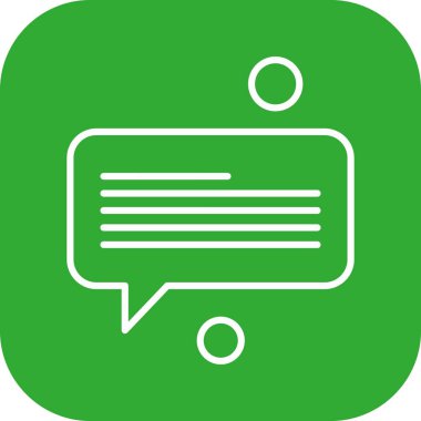 Konuşma balonu vektör çizimi 