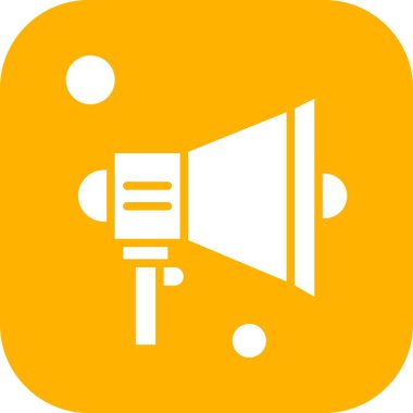  Vektör konuşmacı Simgesi, vektör illüstrasyonu  