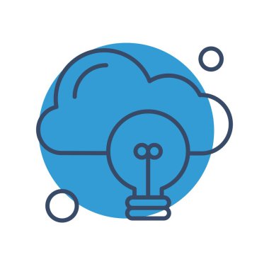 Vektör Ampul Simgesi, vektör illüstrasyonu  