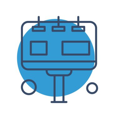 Sunum Simgesi Vektör illüstrasyonu