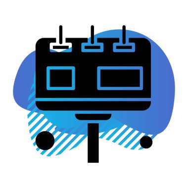 Sunum Simgesi Vektör illüstrasyonu