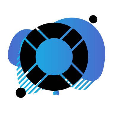 Vektör illüstrasyonu modern simge, pazarlama kavramı 