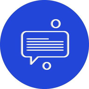 Konuşma balonu vektör çizimi 