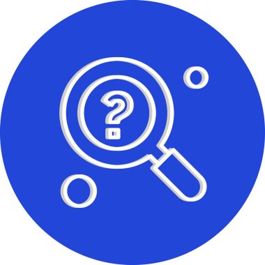 araştırma simgesi, vektör illüstrasyonu