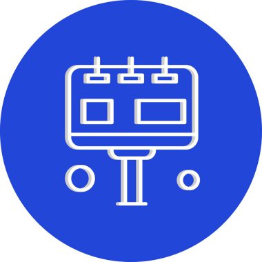 Sunum Simgesi Vektör illüstrasyonu