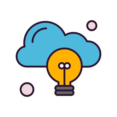 Vektör Ampul Simgesi, vektör illüstrasyonu  