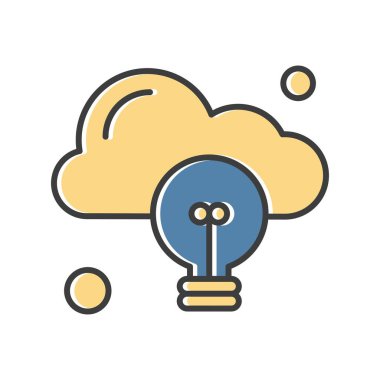 Vektör Ampul Simgesi, vektör illüstrasyonu  