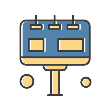 Sunum Simgesi Vektör illüstrasyonu