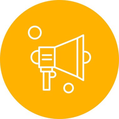  Vektör konuşmacı Simgesi, vektör illüstrasyonu  