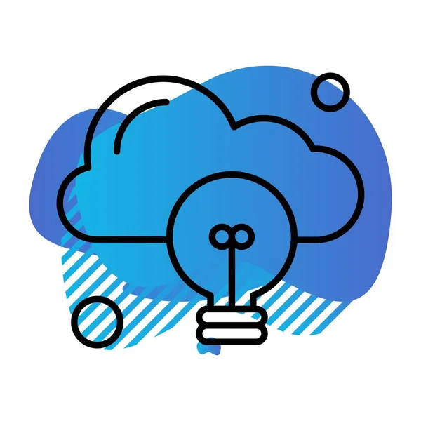 Vector Bulb Icon — 스톡 벡터