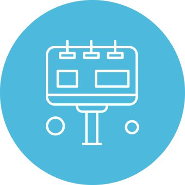 Sunum Simgesi Vektör illüstrasyonu