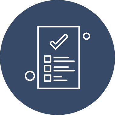 Belgenin vektör illüstrasyonu, basit simge tasarımı